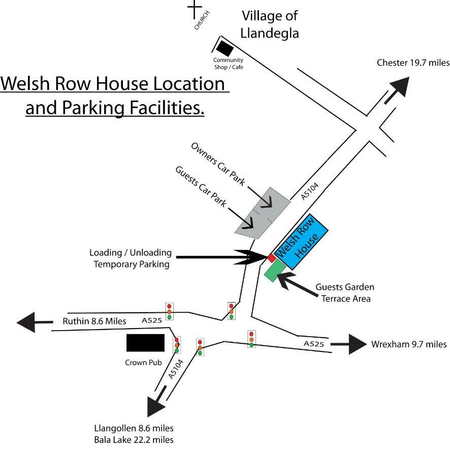 Apartamento Welsh Row House Llandegla Exterior foto